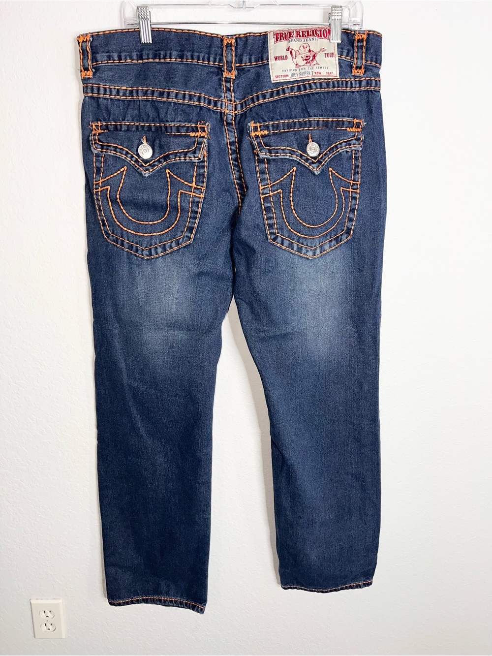 TRUE RELIGION ORIGINAL JOEY SUPER T Jeans Men’s 38 X 32 MADE In USA Y2K
